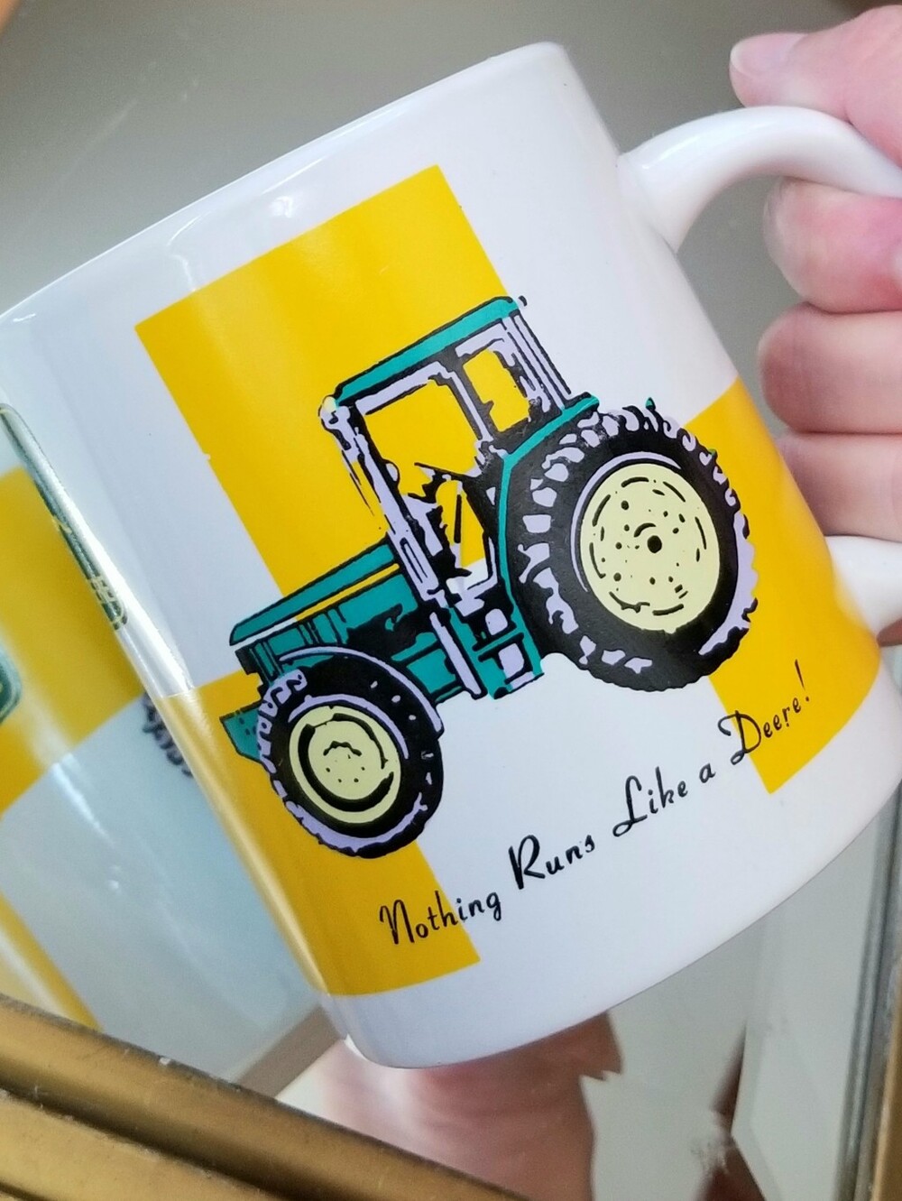❗Vintage John Deere, "Nothing Runs Like a Deere" Mug❗